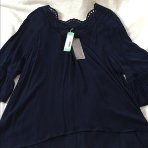 Stitchfix - NWT Daniel Rainn Navy Eyelet detail